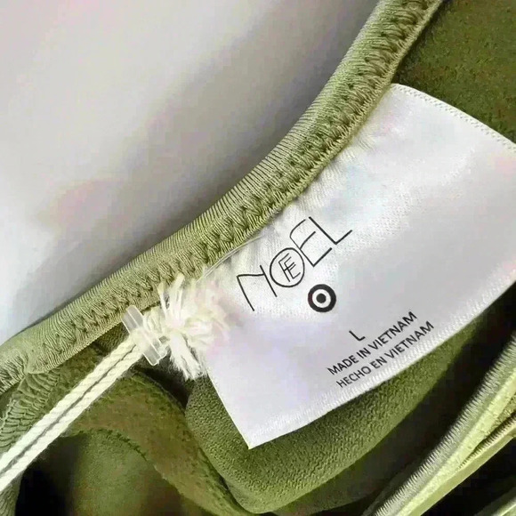 NWT! Fe Noel X Target Metallic High Leg Cheeky One Piece Swimsuit - Picture 5 of 6